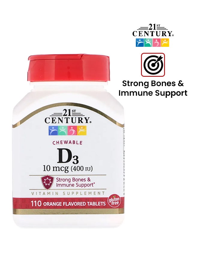 مكمل غذائي غني بفيتامين D3 - 110 أقراص